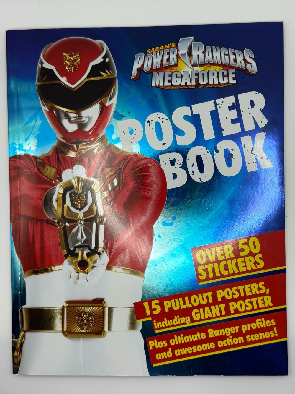 Power Rangers Megaforce Poster Book 2013 wStickers & Pullout Posters Collectible